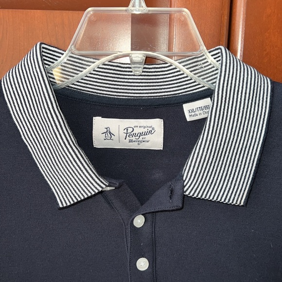 Original Penguin Men’s Navy Polo-XXL - Picture 3 of 5